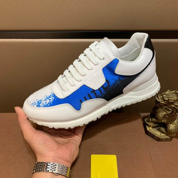 

run away sneakers designer luxury shoe lace-up sneaker brand men casual shoes size 38-44 model 437458569, Black