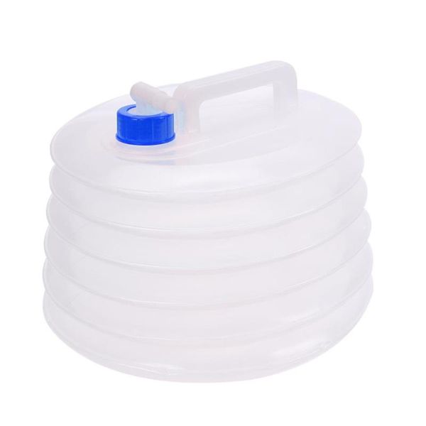 

10l folding outdoor collapsible water container folding bucket storage pe food grade hiking camping water tank foldable water ba