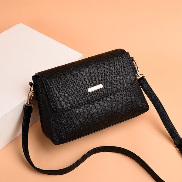 

2019 spring new women's bag leather ladies shoulder bag pattern soft leather bag