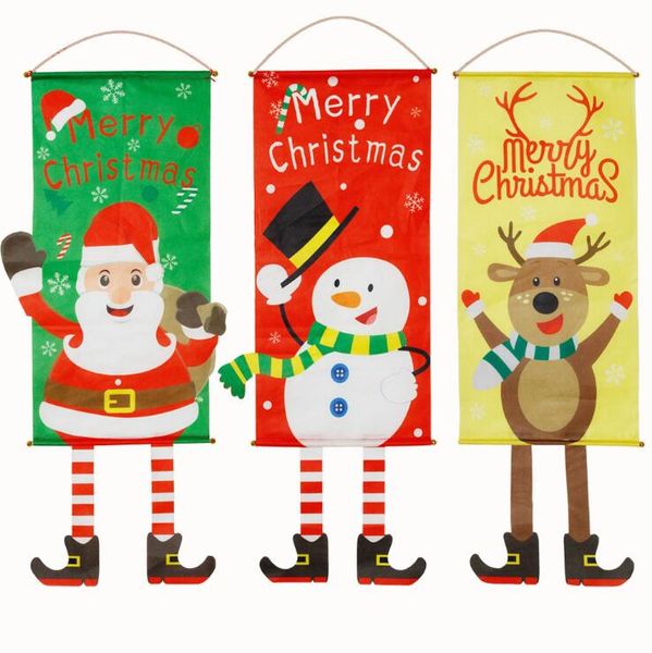 Christmas Hanging Flags Christmas Hanging Ornaments Window Hanging