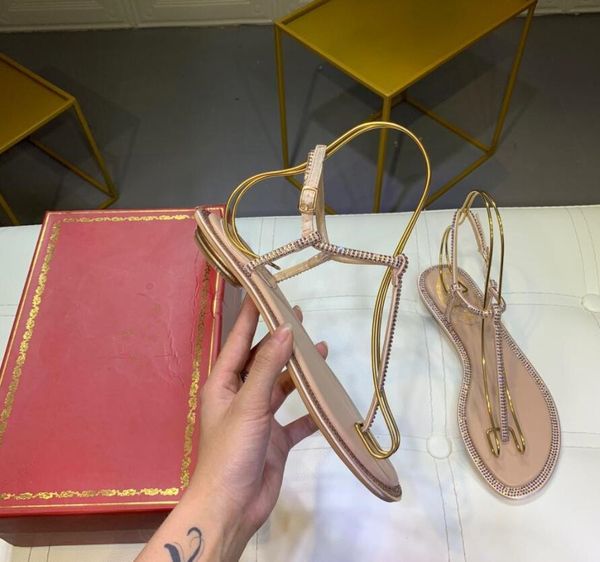 

2019 new summer women designer sandals fashion shoes rhinestone sandals korean thick shoes women luxury slide sandals with box 34-40, Black