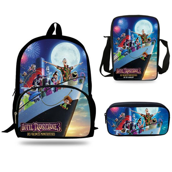 

16inch primary boys school backpack l transylvania bag kids gift children mochilas escolares girls rucksack