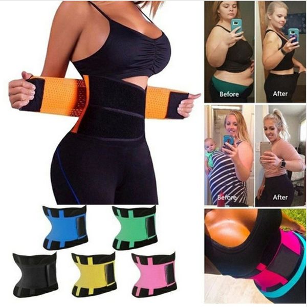 

fashion women waist cincher fitness waist trainer body shaper girdles slimming belt corset waist trimmer modeling strap weight loss faja, Black;white