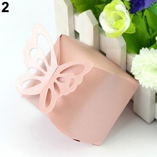 

50pcs paper butterfly candy box wedding gift bag for weddingbirthday guests favors event party supplies drop shipping