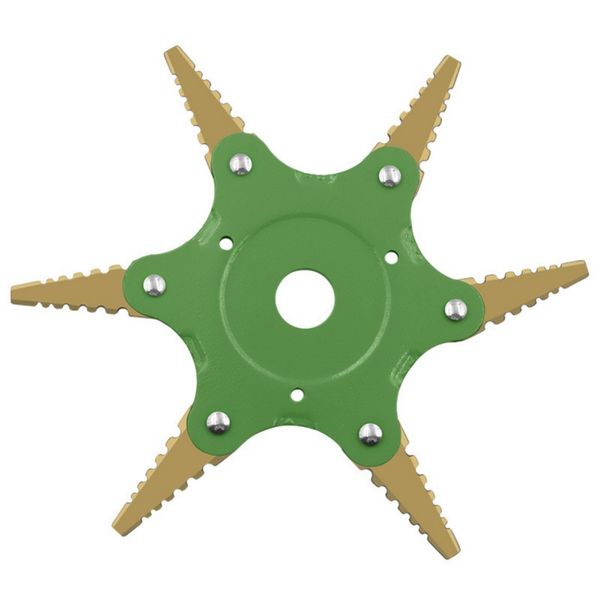 

six-leaf blade head replaceable metal blades universal accessories garden power tools garden grass trimmer tools