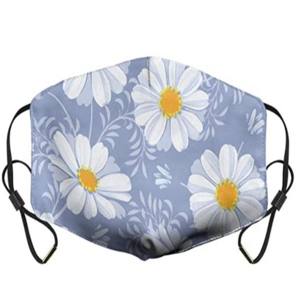 

fashion printing outdoor facemask windproof fog haze can put filter facemask face maskswashable and reusable outdoor, Black