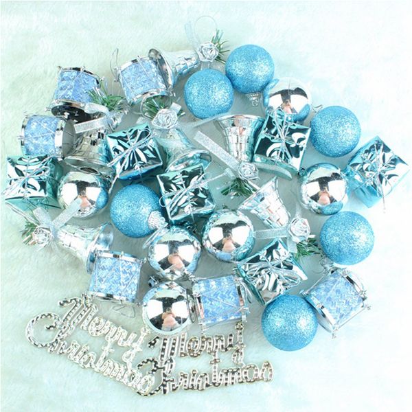 

32pcs christmas decor hanging pendants strap set box christmas tree decorations for home navidad natal new year decor ornaments