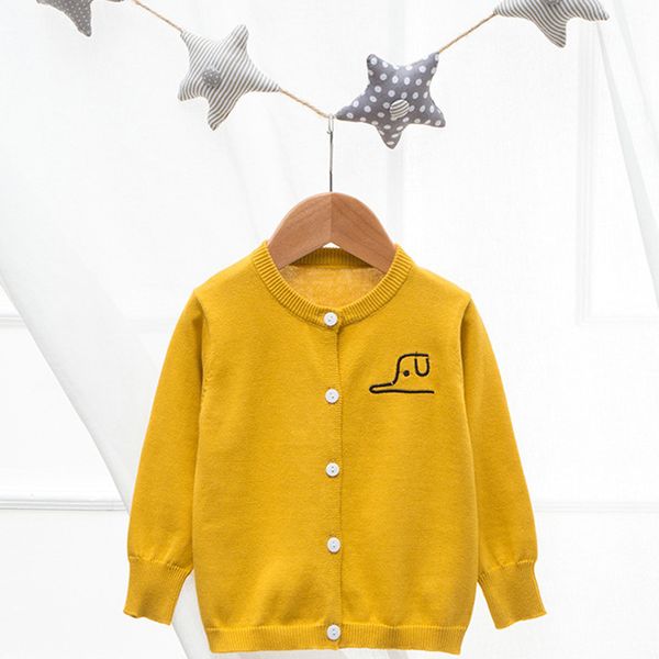 

spring autumn cotton sweater children clothing boys girls knitted cardigan sweater kids air conditioner shirts, Blue