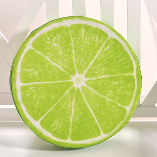 

creative fruit soft round shape plush back seat cushion pillow sofa supply