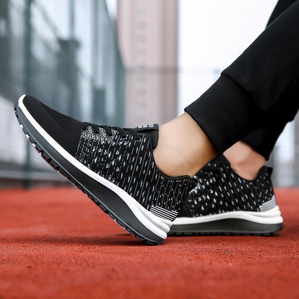 

sneakers, flying woven shoes, casual shoes, board tide low-absorption, comfortable, stylish, breathable