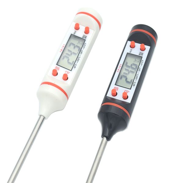 

1pcs lcd digital kitchen thermometer for bbq electronic cooking food probe meat water milk meat thermometer kitchen weather
