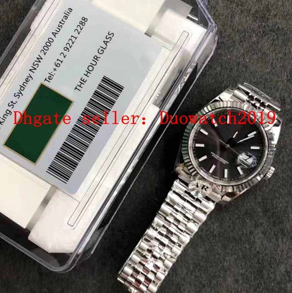 

3 styles mens 41mm ar factory v2 dial automatic 2824 eta 904l steel jubilee bracelet men's sport 126334 datejust wristwatches, Slivery;brown