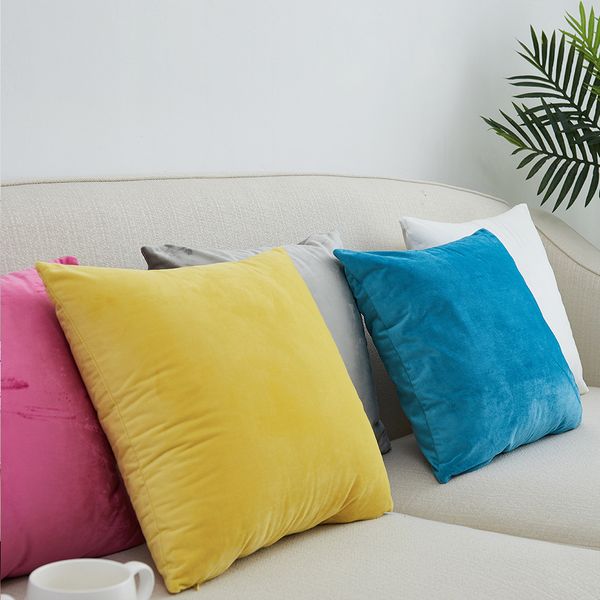 

new super soft velvet sofa cushion cover 40x40/45x45/50x50/55x55/60x60/65x65/70x70cm throw pillow cover decorative pillow case