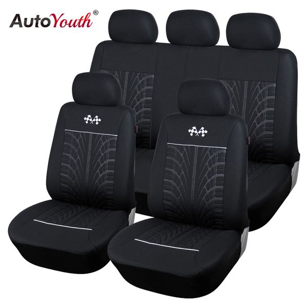 

autoyouth sports car seat covers universal fit most brand vehicle seats car seat protector interior accessories black cover