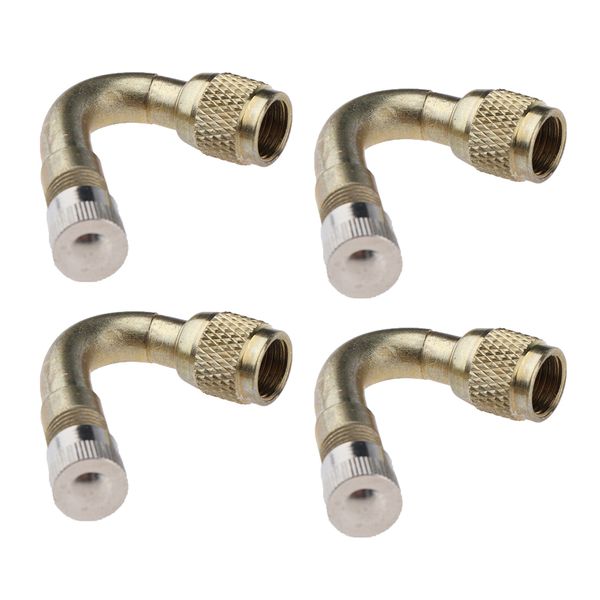 

4 piece yellow 45 brass car tire lengthened inflatable tube 45/90/135 degree