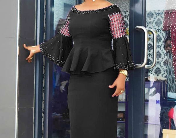 

2019 new arrival elegent fashion style african women plus size suits l-3xl, Red