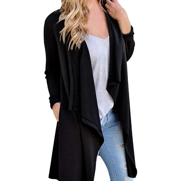 

spring fashion women cardigan sweater 2019 new style casual knitted cardigan grey black sweater women, White;black