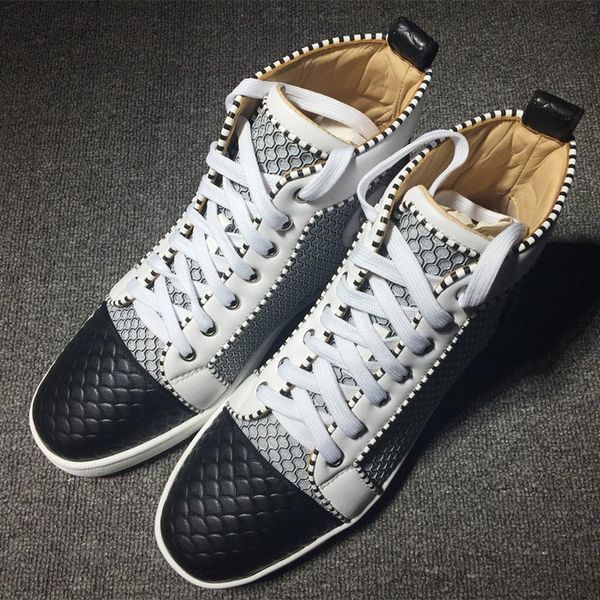 

fashion designer sneakers running casual shoes red is bottom spikes for mens women rivets rhinestone shoes dress party walking shoes, Black