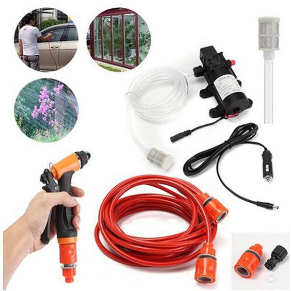 

12v 100w portable car washer water gun electric powerful water pump high pressure car cleaner wash