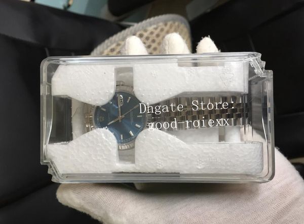 

36mm blue white dial ar factory men's automatic 3135 eta watch men 904l steel jubilee bracelet perpetual date dive 116234 datejust watc, Slivery;brown