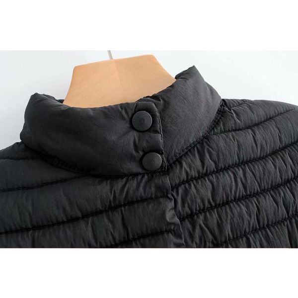 

solid color casual light and comfortable warm long-sleeved cotton clothing ladies long coat coat, Black