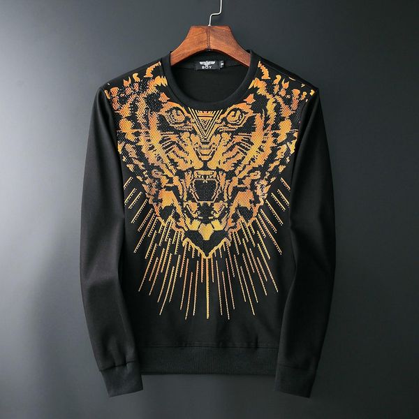 

мужские топы новый повседневный свитер размер m-3xl мода теплый wsj000#110729 shopping05, Black