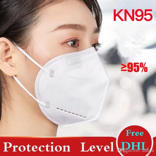 

dhl kn95 dust mask protective face masks with mouth cover filter dustproof particulate respirator masks