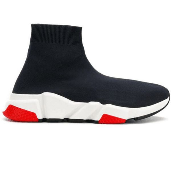 

2019 summer luxury sock shoes black white casual shoes for men oero black trainers women boots sneakers designers shoes 36-45