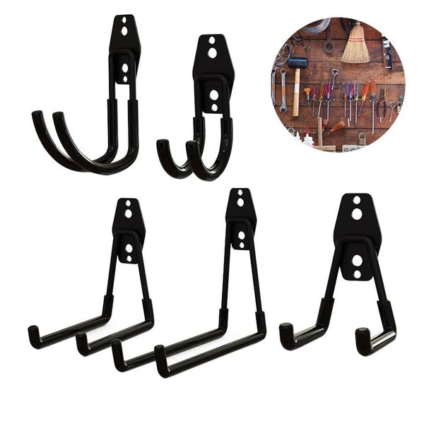 

black iron hook set stainless steel bathroom toilet door unlined hook hangers screw garage balcony storage metal