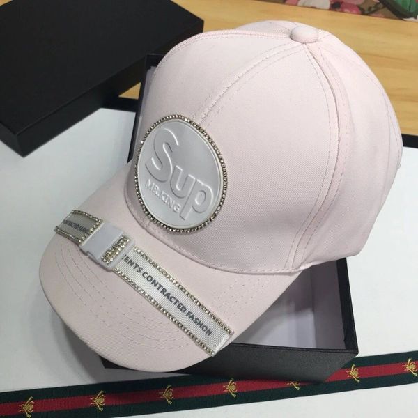 

мода sup hat роскошные шапки бренд дизайнерские шапки бейсболка для мужчин женские шапки регулируемые шапки белый розовый цвет высокое качес, Blue;gray