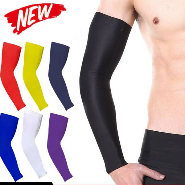 

mountain running sleeves arm sleeve basketball sports elbow support compression elasticated arm protector, Blue;gray