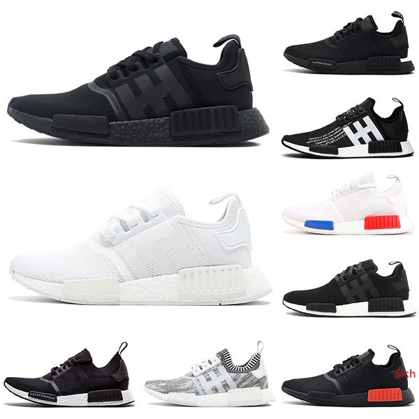 

r1 women designer shoes mens triple black white solar red og oreo release runners women sports trainers