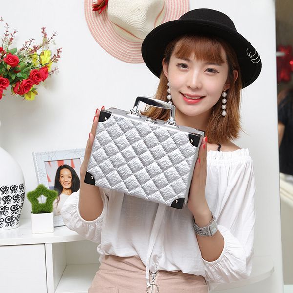 

box cosmetic bags for women small professional portable makeup bags travel accessories make up