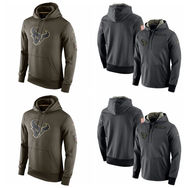 

men women youth houston texans nike salute to service player performance nfl hoodie - anthracite, Blue;black