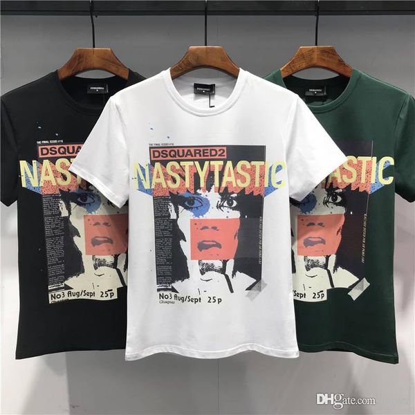 

2019 new arrival men clothing t hirt d2 print tee ize m 3xl dt391