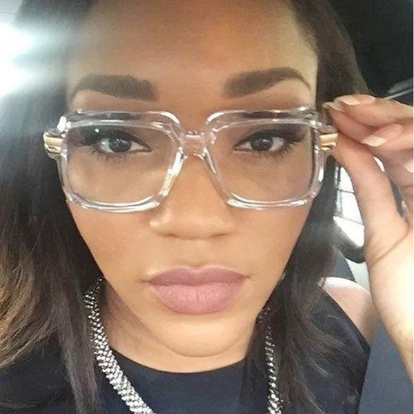 

wholesale-brand glasses frames for men women designer clear lens transparent eyeglasses square male eyewear 2018, Silver