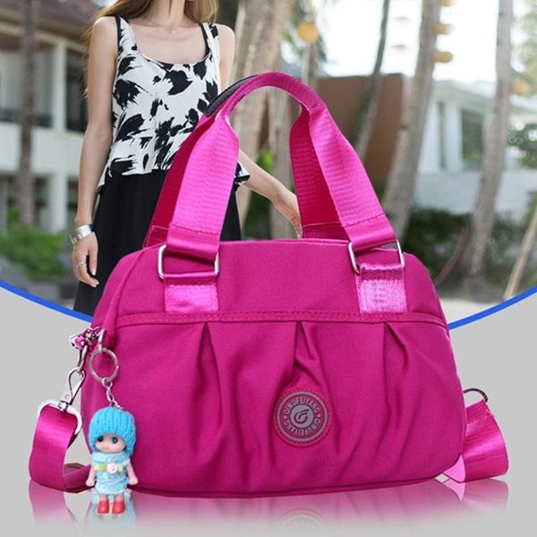 

2019 brand large pocket casual tote women's handbag canvas large capacity shoulder bags for women reusable crossbody bags