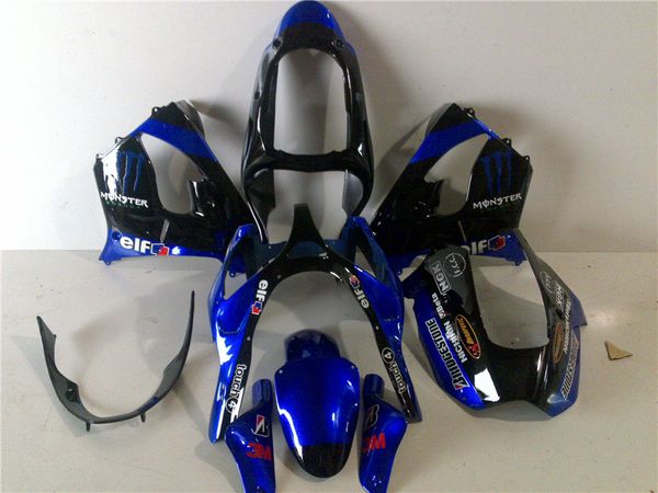 

the body of the kawasaki ninja zx - 9 r zx9 01 65 hm body. 1900 cc zx 9 r zx9r 00-01 zx 9 r, 2000, 2001 new luster blac fill fairing + 7 fre