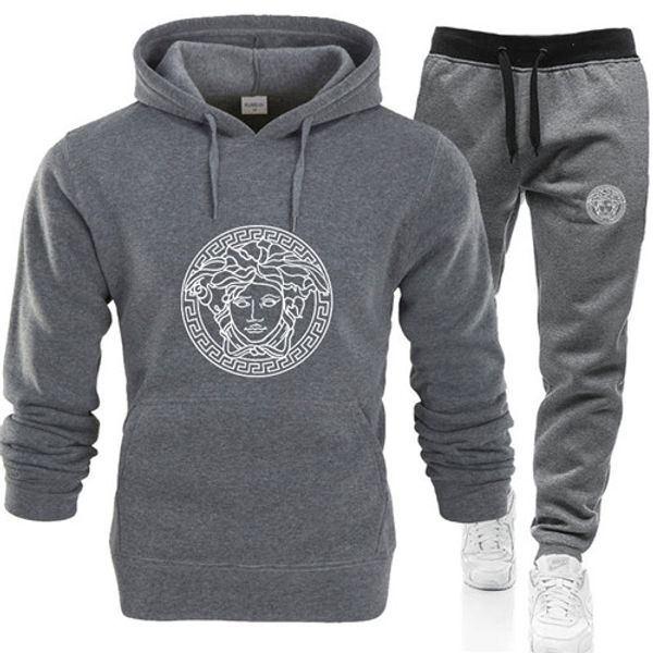 

2020 mens designer tracksuits white black grey 100% cotton original men fashion autumn long sleeve hooded sweatshirts+long pants s-3xl s3
