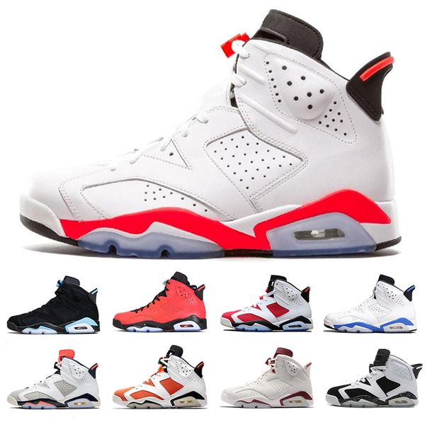 

2019 Men 6 6s Basketball Shoes Black Infrared Carmine Gatorade Green Tinker Hatfield UNC Oreo Designer Trainers Sneakers Size 40-47