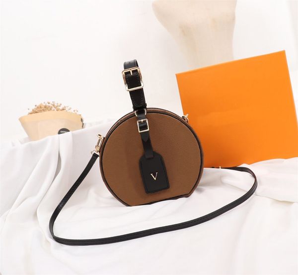 

m43514 petite вводной boite плечо сумка totes сумка top ручка cross body посланник сумка мешок вечер среднего круглый мешок с коробкой
