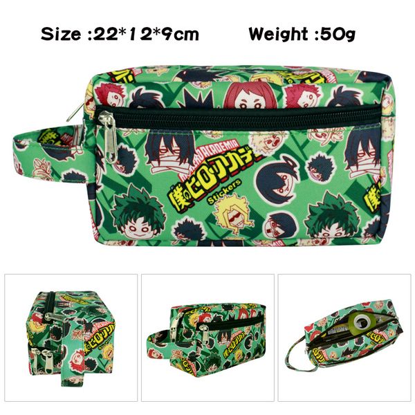 

my hero academia cosplay student school pen pencil case box cartoon cosmetic makeup bags gift