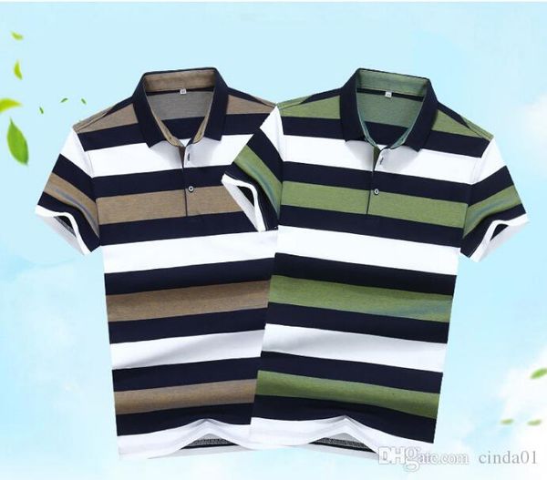 

man summer striped pure color shirt comfortable breathable summer casual turn down shirt, White;black