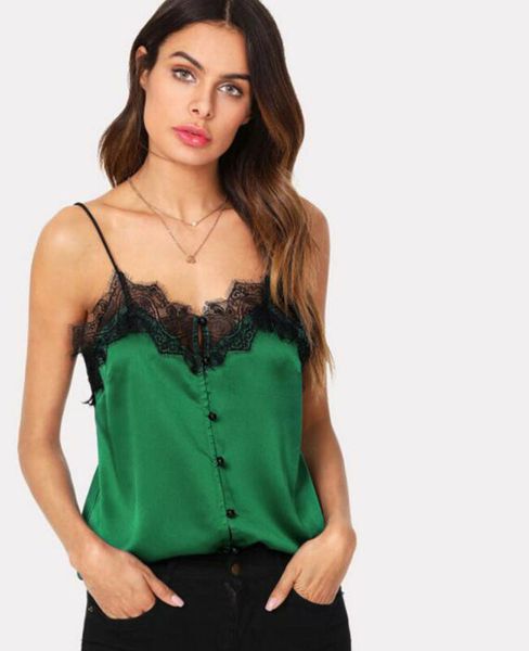 

women camis summer casual sleeveless lace vest camis fashion women girl clothes, White