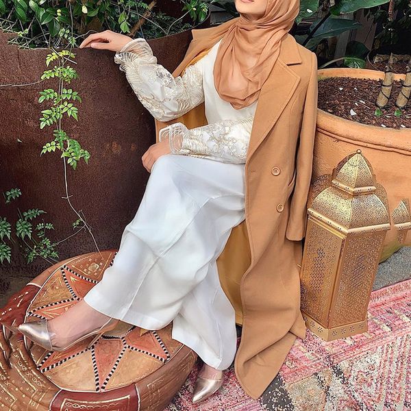 

winter абая мусульманский long шерстяные пальто исламская теплое женщины верхняя одежда арабских сыпучие толстые пальто длинная юбка, Red