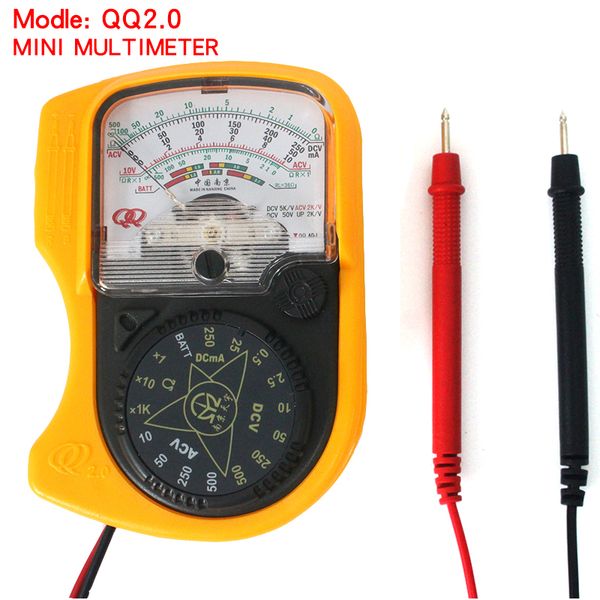 

qq2.0 hk56a hk56b dt9208a compact analog multimeter ac/dc voltage current mini multimeter use for home and student applicable