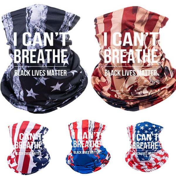 

i cant breatheblack liver matter face shield protective mask outdoor sport magic scarves seamless bandana multifunctional headband neck g #8, Blue;black