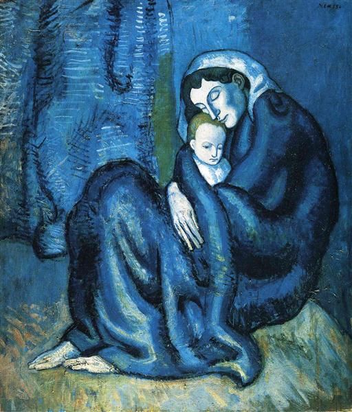 

pablo picasso classical oil painting mother and child mere et enfant 100% handmade by experienced painter on white canvas picasso484