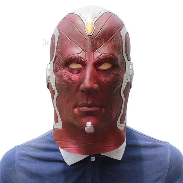 

marvel's the avenger 3 infinity war masks vision age ultron party mask iron man latex legends children cosplay thor hulk