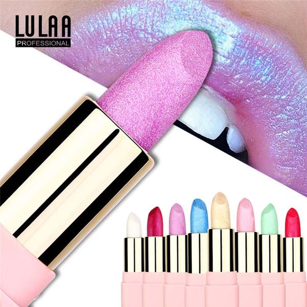 

8 color glitter lipstick makeup waterproof metallic lip gloss set long-lasting shimmer metal lipgloss tint moisturize nutritious
